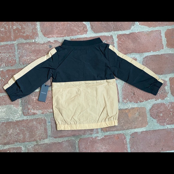 Haus of Jr black & cream windbreaker Sz 1-2T NWT - Picture 6 of 6